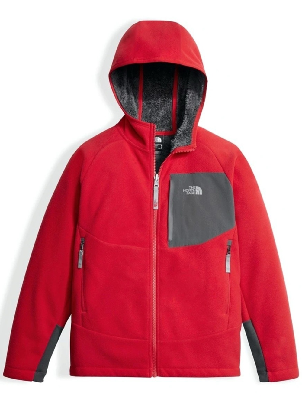 Kids The North Face Chimborazo Fleece Hooded Jacket